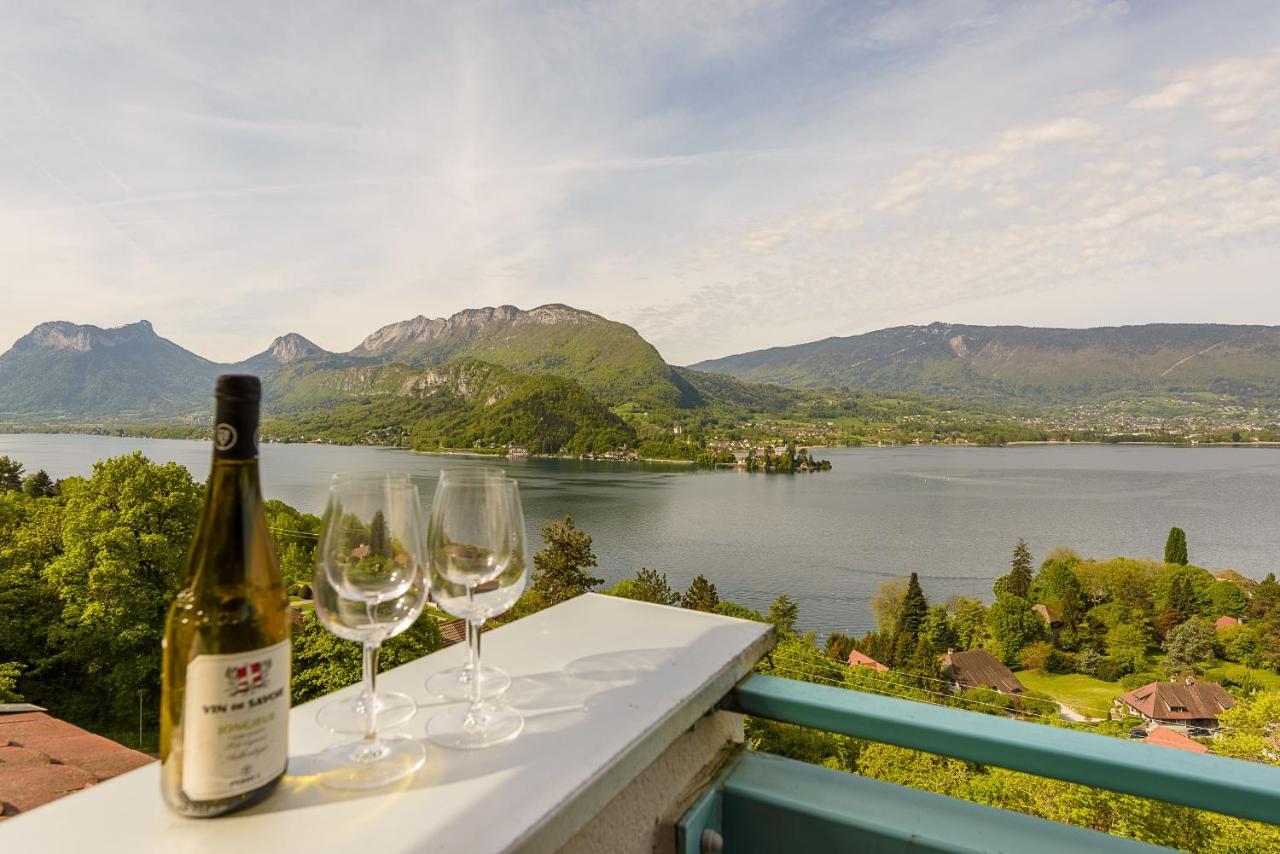 L'Hermitage, 3 Appartements Avec Terrasse, Vue Lac, Parking Et Piscine, Lla Selections By Location Lac Annecy Talloires Exterior foto